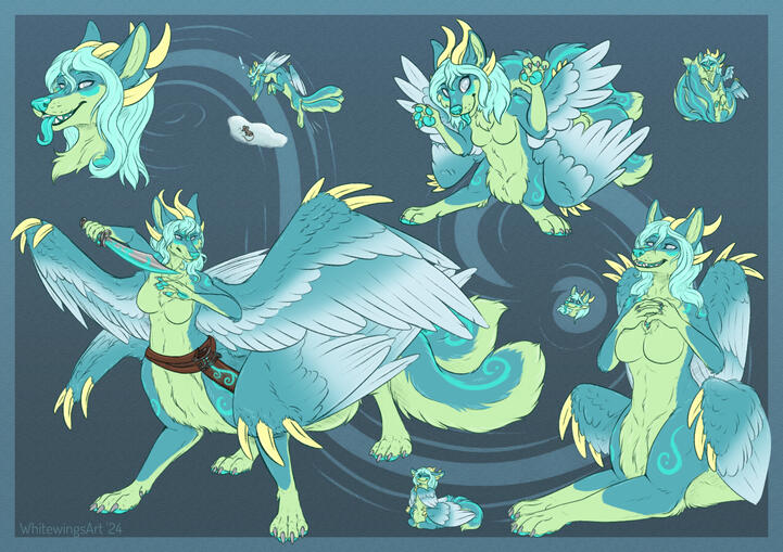 Color Sketchpage - 1 fullbody, 1 halfbody, 1 portrait, 1 chibi, 4 doodles